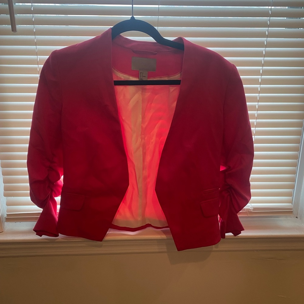 80’s hot pink blazer!
